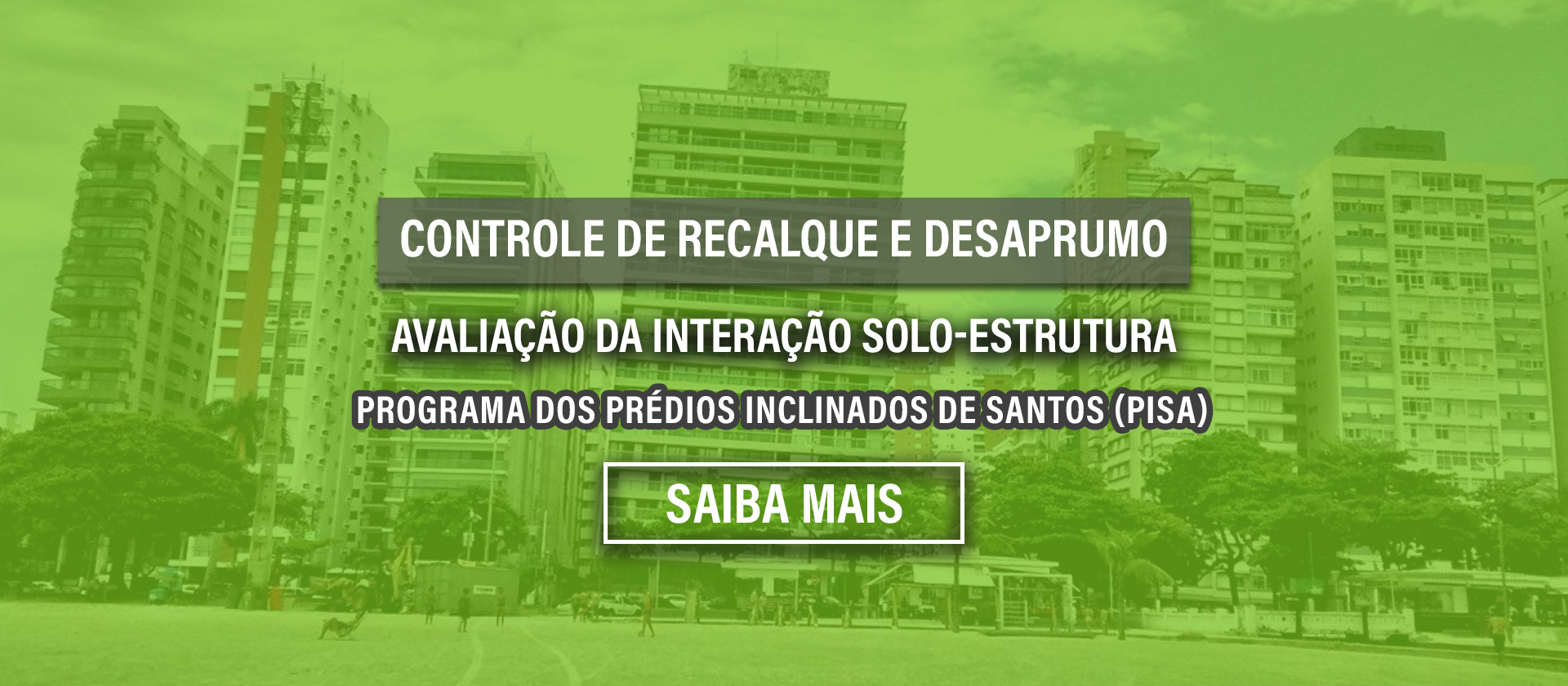 CONTROLE DE RECALQUE EM SANTOS